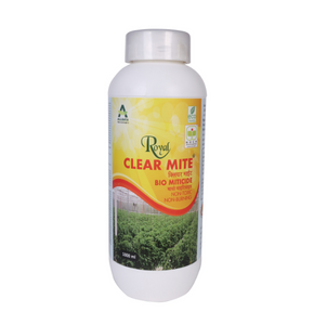 Royal Clear Mite - 100 ml - ALLBATA’s Royal Clear Mite is certified, Non Toxic, 100% Plant derived & biodegradable solution, Agricultural & Domestic use for control of Mites, Aphids, Two-Spotted Mites