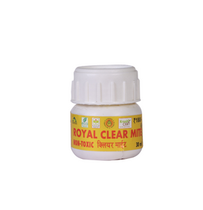 Royal Clear Mite - 30 ml - ALLBATA’s Royal Clear Mite is certified, Non Toxic, 100% Plant derived & biodegradable solution, Agricultural & Domestic use for control of Mites, Aphids, Two-Spotted Mites,